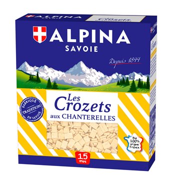 Pâtes Alpina Savoie Chanterelles Crozets - 400g