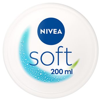 Crème Hydratante Soft Nivea Visage Corps Mains - 200ml