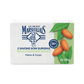 Savon Le Petit Marseillais Solide amande douce - 2x100g