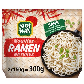 Nouilles précuites Suzi Wan Ramen pour wok - 2x150g