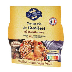 Coq au vin et ses torsades Nos Régions ont du Talent 300g