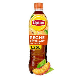Thé glacé pétillant Lipton Ice Tea pêche - bouteille 1.25L
