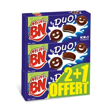 Mini BN duo 2+1 Offert - 570g
