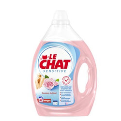Lessive liquide Le Chat Douceur de rose - 1.89L - x42