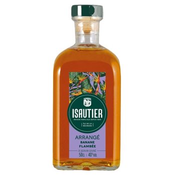 Arrangé Isautier Banane Flambée - 40%vol - 50cl