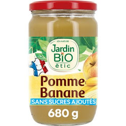 Compote Jardin Bio Pomme banane - 680g