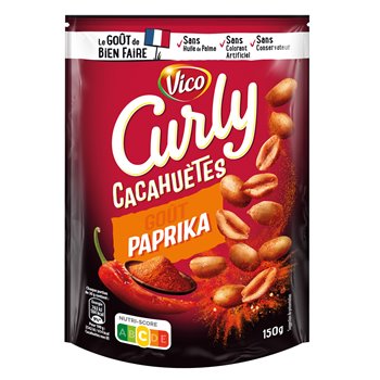 Cacahuète Curly Paprika - 150g