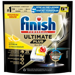 Tablette lave-vaisselle Finish Ultimate Plus Citron - x25