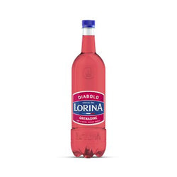 Eau pétillante aromatisée Diabolo grenadine - Lorina - 1L