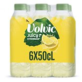 Eau aromatisée Volvic juicy jus de citron - 6x50cl