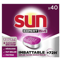 Tablette lave-vaisselle Sun Expert Plus 72h x40 - 700g