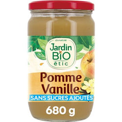 Dessert fruitier Jardin Bio' Pomme vanille bio 680g