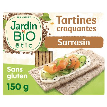 Tartines sarrasin Jardin Bio Sans gluten - 150g