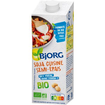 Soja cuisine - semi-épaisse Bio Bjorg - 25cl