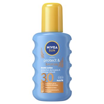 Crème Solaire Spray Nivea Sun FPS 30 Protect&Bronze - 200ml