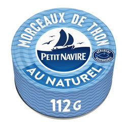 Morceaux Thon PETIT NAVIRE 160g Nature Démarche Responsable