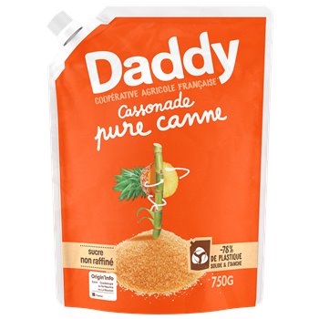 Cassonade pure canne Daddy 750g