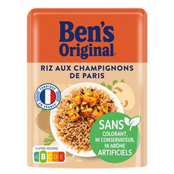 Riz cuisiné aux Champignons express 2min BEN'S ORIGINAL - Sachet micro-ondable 220g