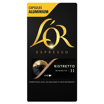 Café capsules L'OR Espresso Ristretto n°11 - x10 - 52g