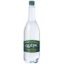 Eau minérale naturelle gazeuse QUEZAC intense 1,15L