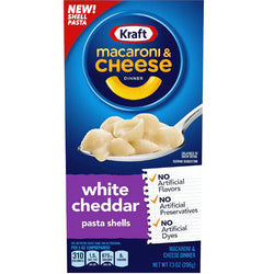 (12/10/23) Kraft Macaroni & Cheese White Cheddar 206g