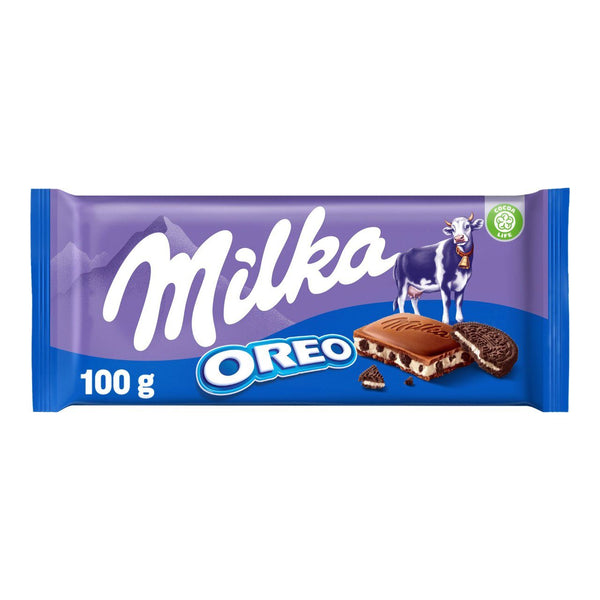 Tablette chocolat Milka Chocolat au lait/Oreo - 100g