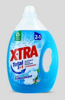 Adoucissant Xtra 2 en 1. 1.89L (42 lavages)