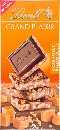 Tablette GRAND PLAISIR Noir Caramel & Fleur de Sel 150g