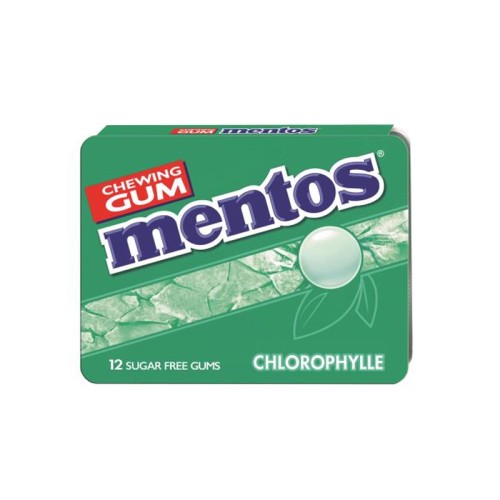 mentos gum breeze chlorophyle