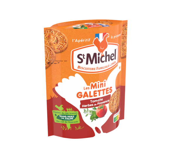 Les Minis Galettes Saint Michel Tomates herbes de provence 100g