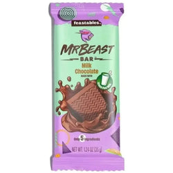 Mr Beast Feastables Chocolate Bar Milk Chocolate Small 35g