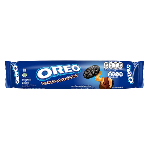 (06/10) Oreo Roll Sandwich Cookies Peanut Butter & Chocolate 119.6g