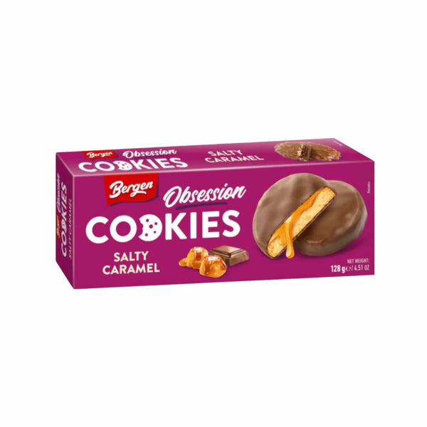 bergen cookies salty caramel 128g