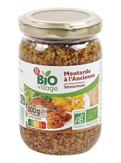 Moutarde Bio Village A l'ancienne bio - 200g