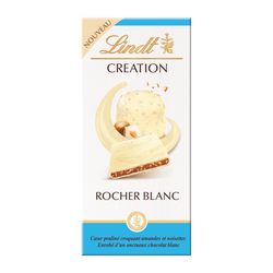 (31/10/24) Tablette CREATION Blanc Praliné Rocher 148g