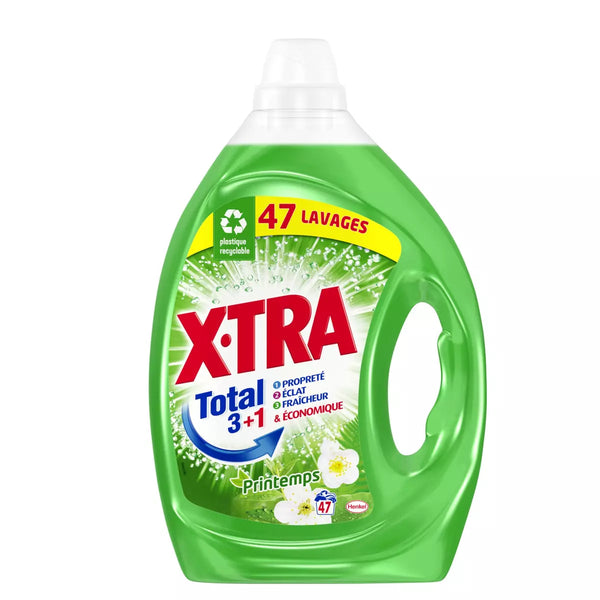 Lessive Xtra Total Printemps 2.12L (47 lavages)