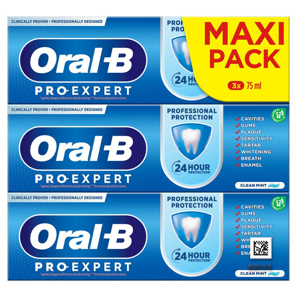 Dentifrice Oral-B Pro-Expert Protection - 3x75ml