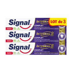 Dentifrice Signal Intégral 8 complet - 3x75ml