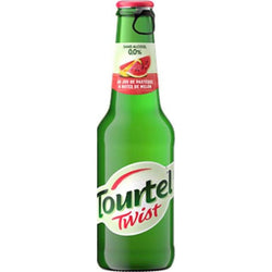 Bière aromatisée pastèque melon sans alcool TOURTEL TWIST, 0,0° - Bouteilles 27,5cl