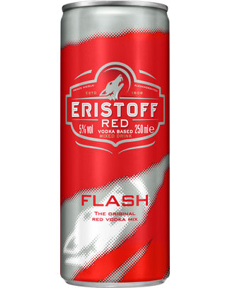 Eristoff 25cl flash red