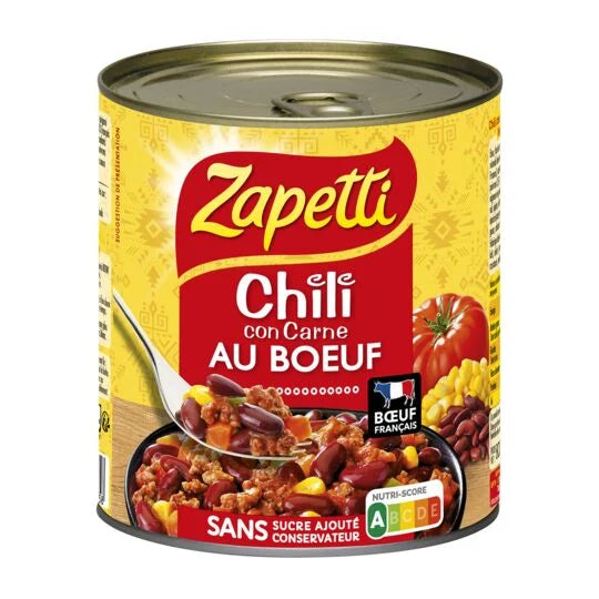 Chili con carne Zapetti 800g