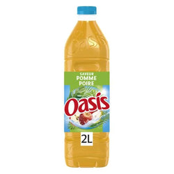 Boisson fruits Oasis pomme poire - 2L