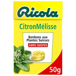 Bonbon à sucer Ricola Citron melisse stévia - 50g