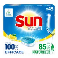 Tablettes lave vaisselle Sun Citron - Tout en 1 - x45