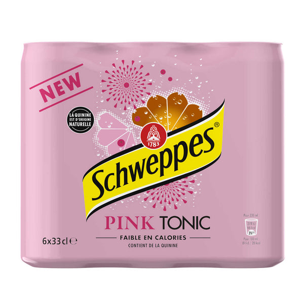 Schweppes pink tonic 33cl x6
