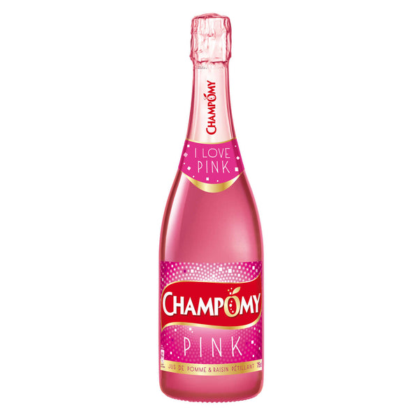 Jus de pomme pétillant Champomy Pink Pomme Raisin - 75cl