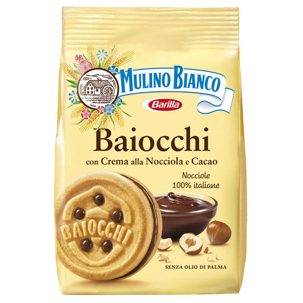 Biscuits Mulino Bianco Baiocchi chocolat noisette 260g