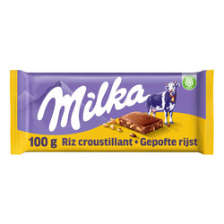 MILKA Chocolat au lait riz croustillant 100gr