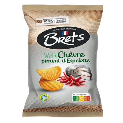 Bret's Chips Chevre piment 125g