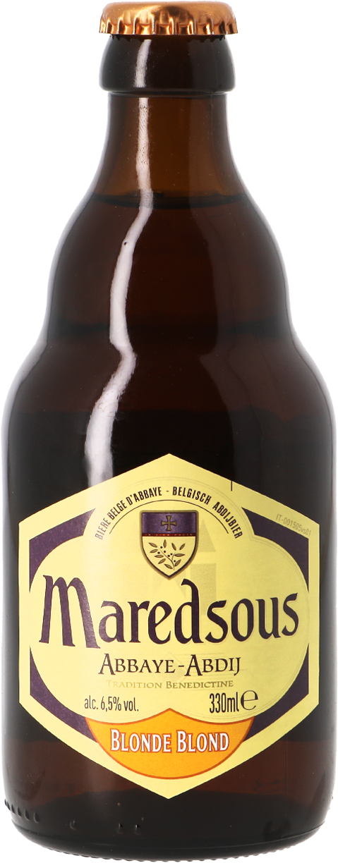 MAREDSOUS bière abb.blonde 6,5% 33cl
